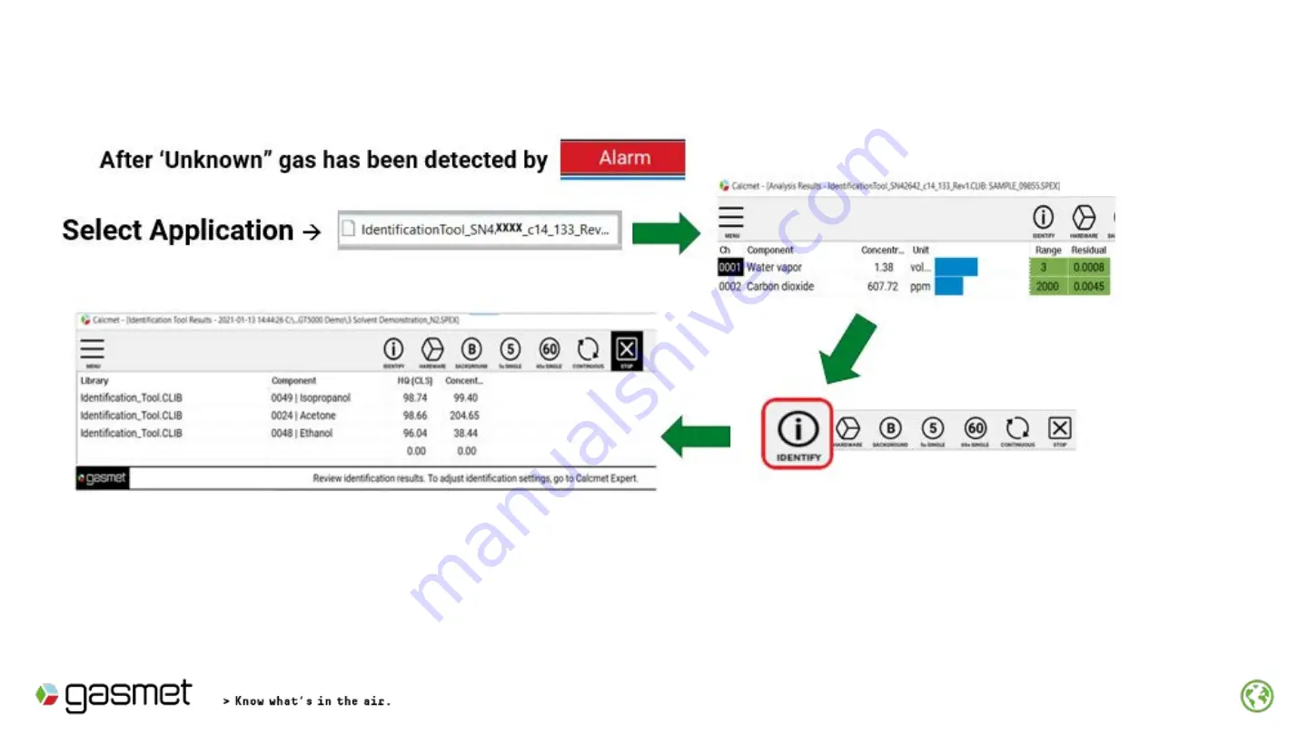 Gasmet GT5000 Quick Manual Download Page 15