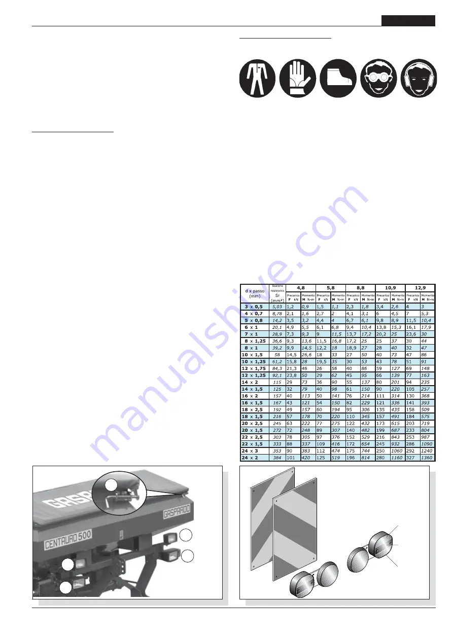 Gaspardo CENTAURO 5000 Use And Maintenance Download Page 107