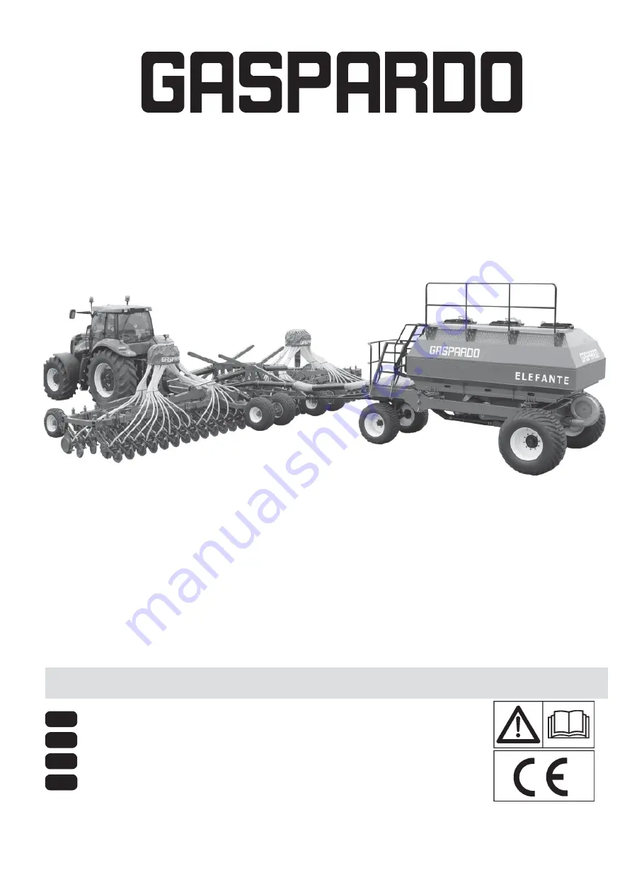 Gaspardo ELEFANTE Скачать руководство пользователя страница 1
