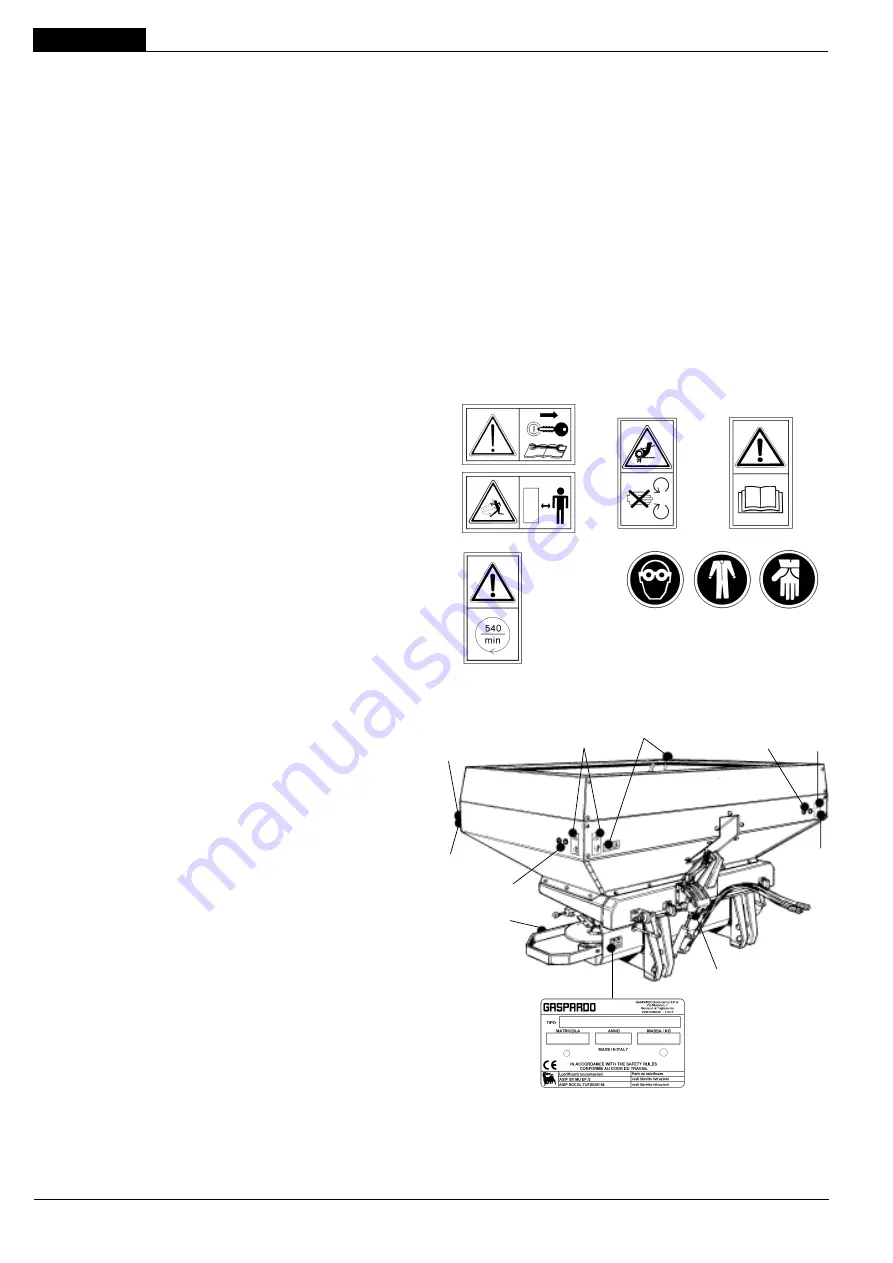 Gaspardo XPI 800 Use And Maintenance / Spare Parts Download Page 38