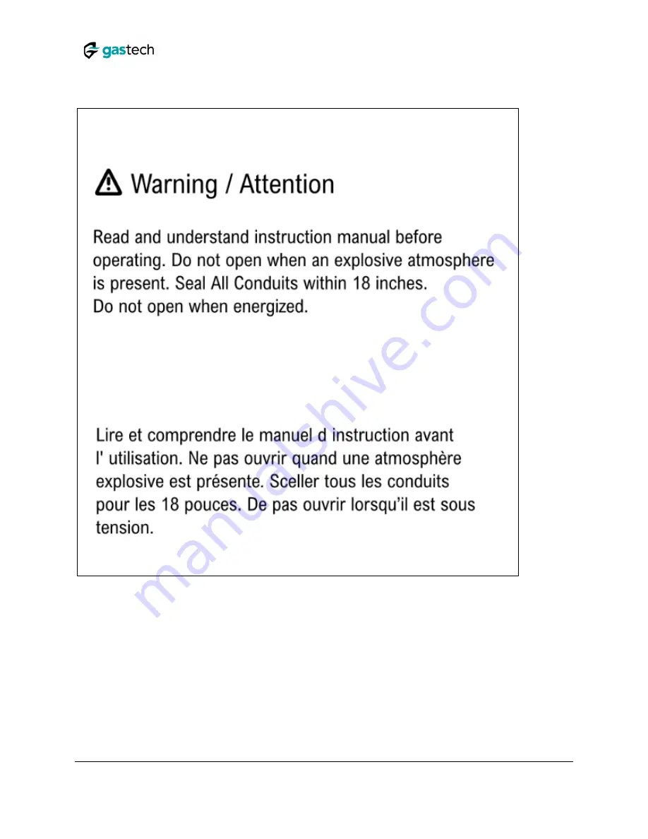 GasTech F-GUARD IR3-HD User Manual Download Page 37