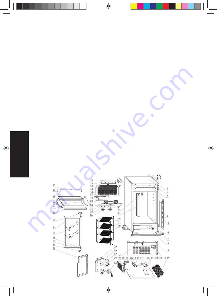 Gastro-Cool GCDC411-7BMF Скачать руководство пользователя страница 48