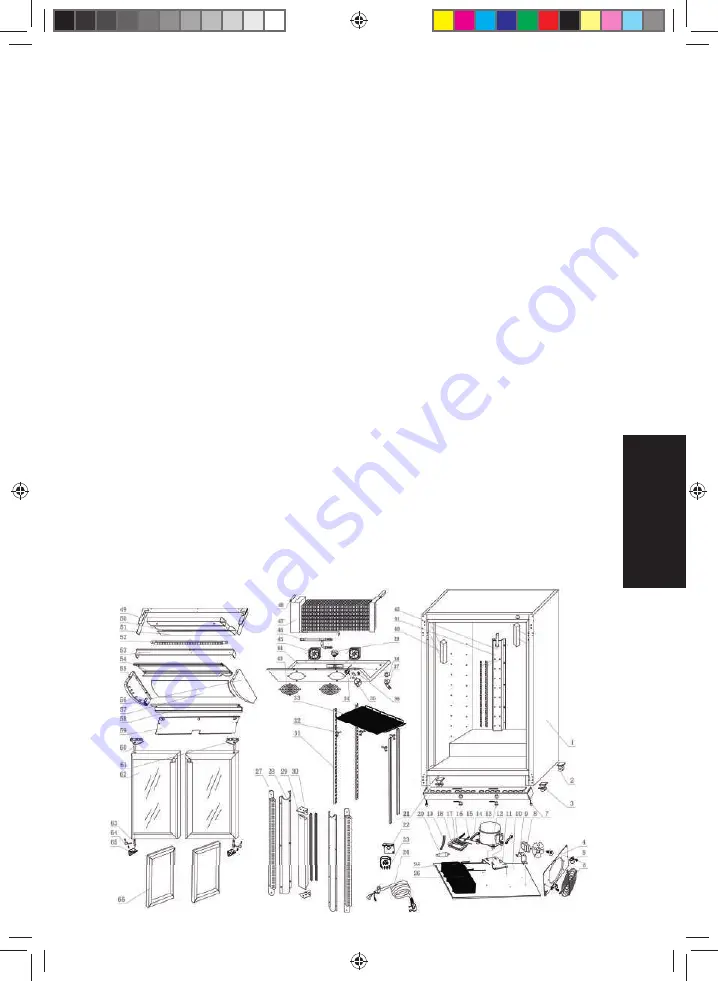 Gastro-Cool GCDC411-7BMF Instructions For Use Manual Download Page 49