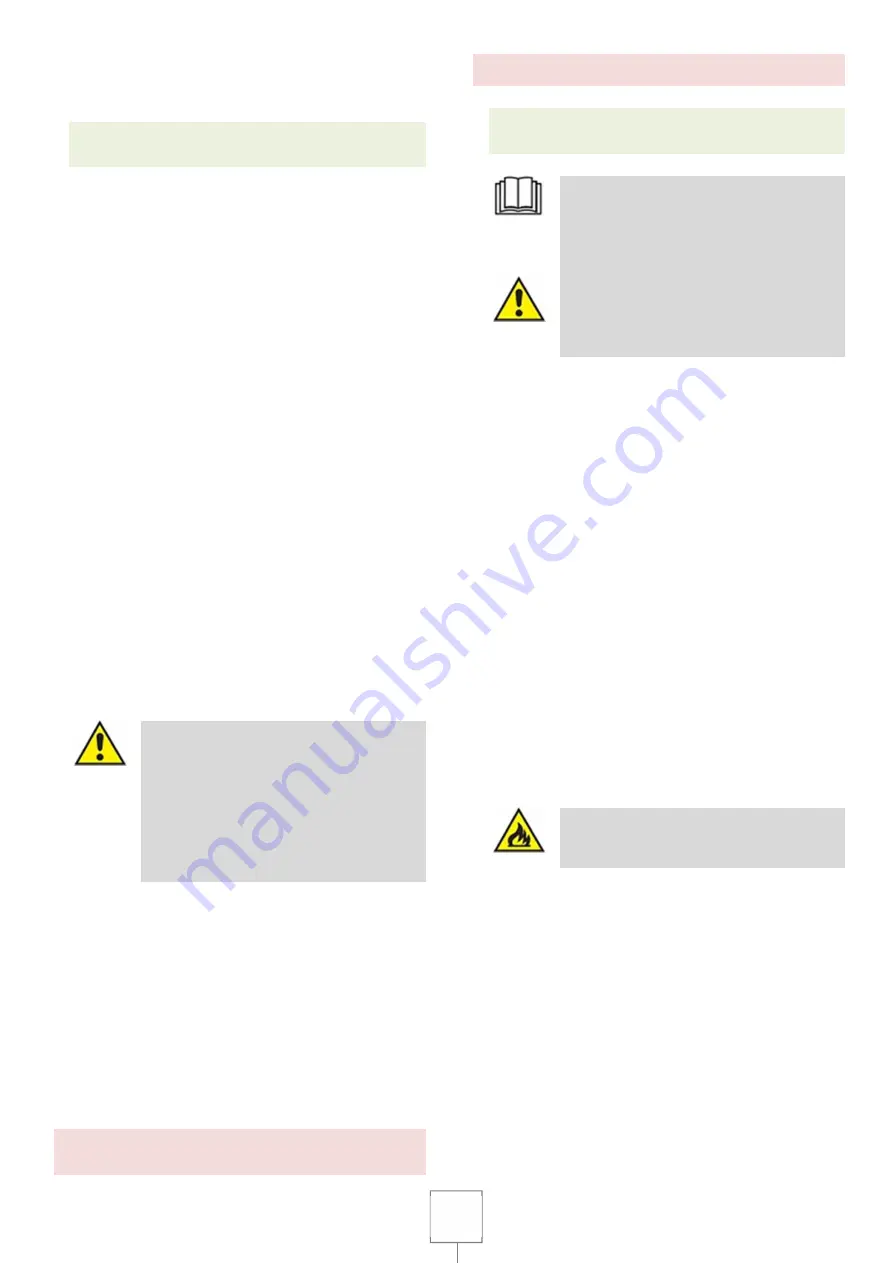 Gastro-M 60/30 BME Installation, Use And Maintenance Manual Download Page 20