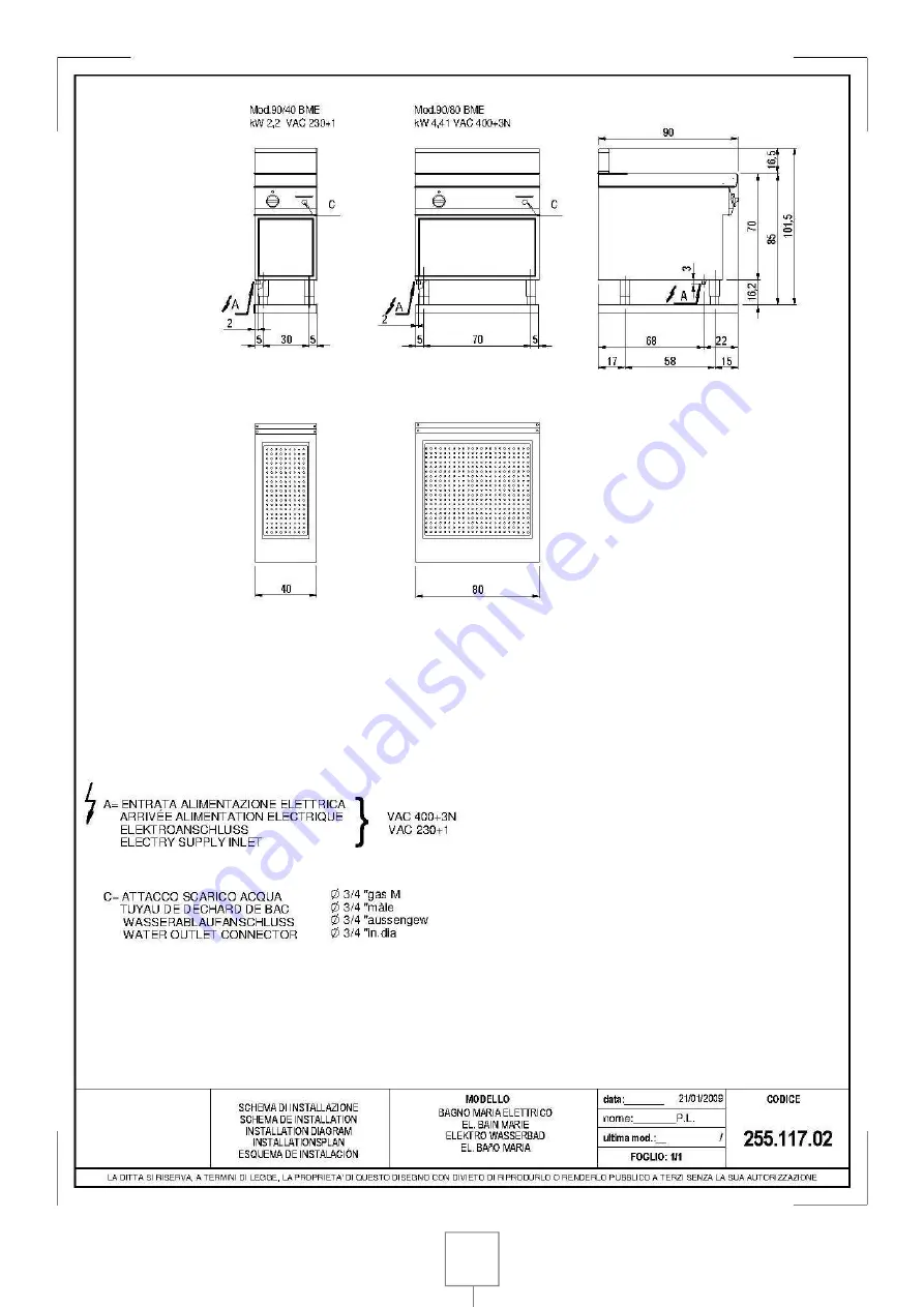 Gastro-M 60/30 BME Скачать руководство пользователя страница 109