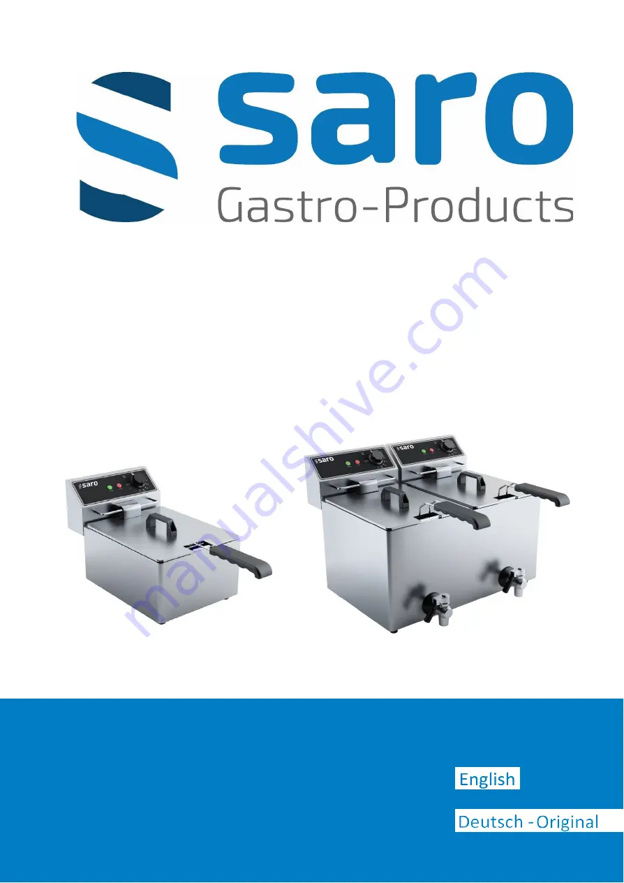 Gastro saro EF 4 Operating Instructions Manual Download Page 1