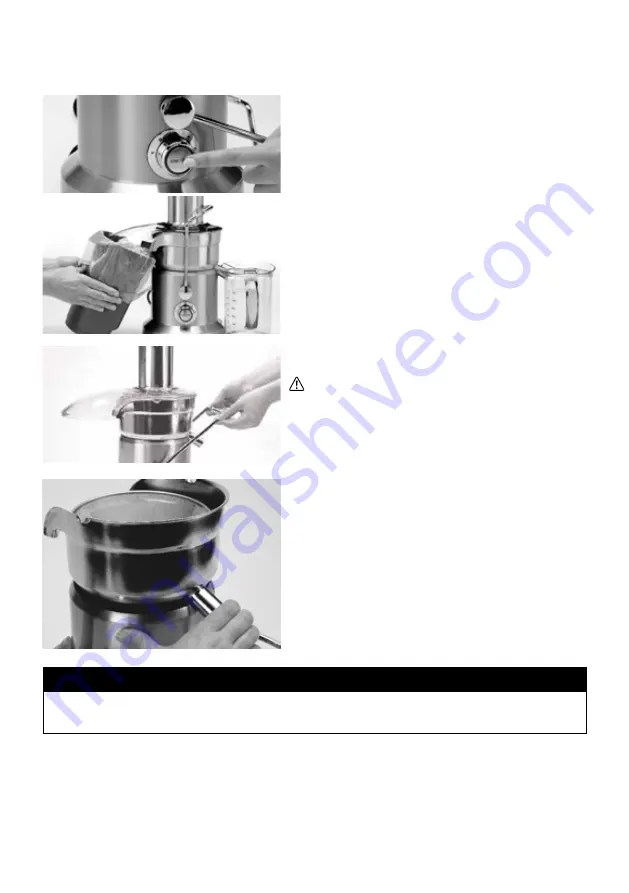 Gastroback Design Juicer Professional Operating Instructions Manual Download Page 63