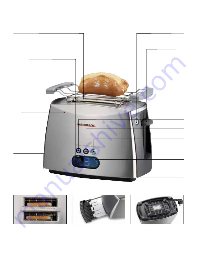 Gastroback Design Toaster Advanced Operating Instructions Manual Download Page 17