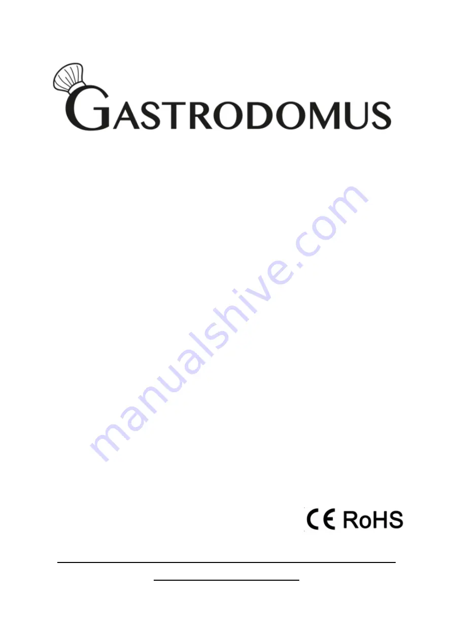 Gastrodomus FRY60L Скачать руководство пользователя страница 9