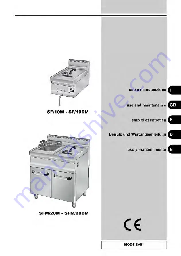 Gastrodomus SF/10M Скачать руководство пользователя страница 1