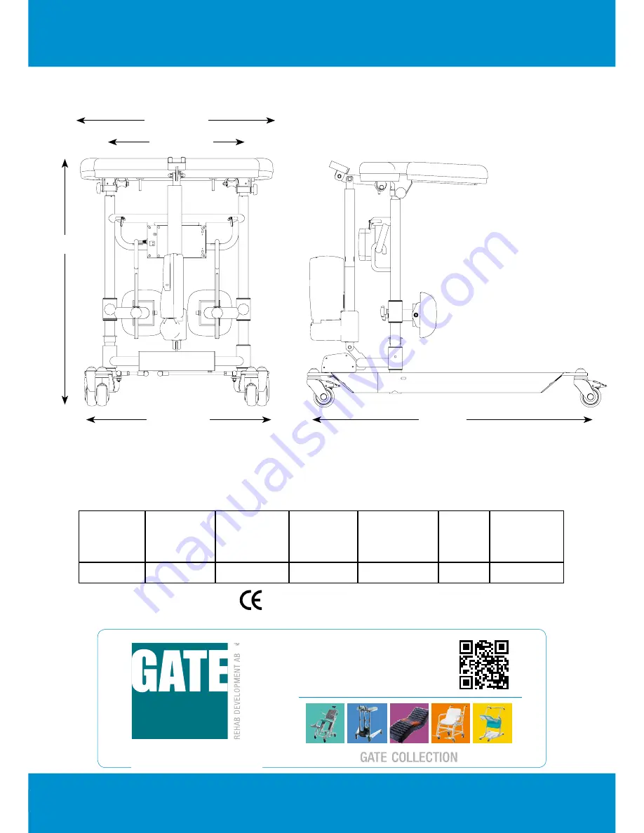 Gate Bure Rise & Go DB 56-309 Скачать руководство пользователя страница 8