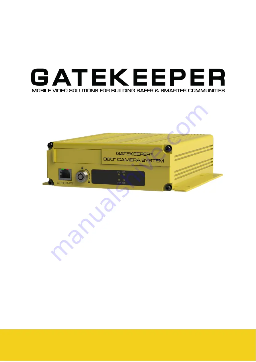 Gatekeeper Systems SV12 User Manual & Install Manual Download Page 1