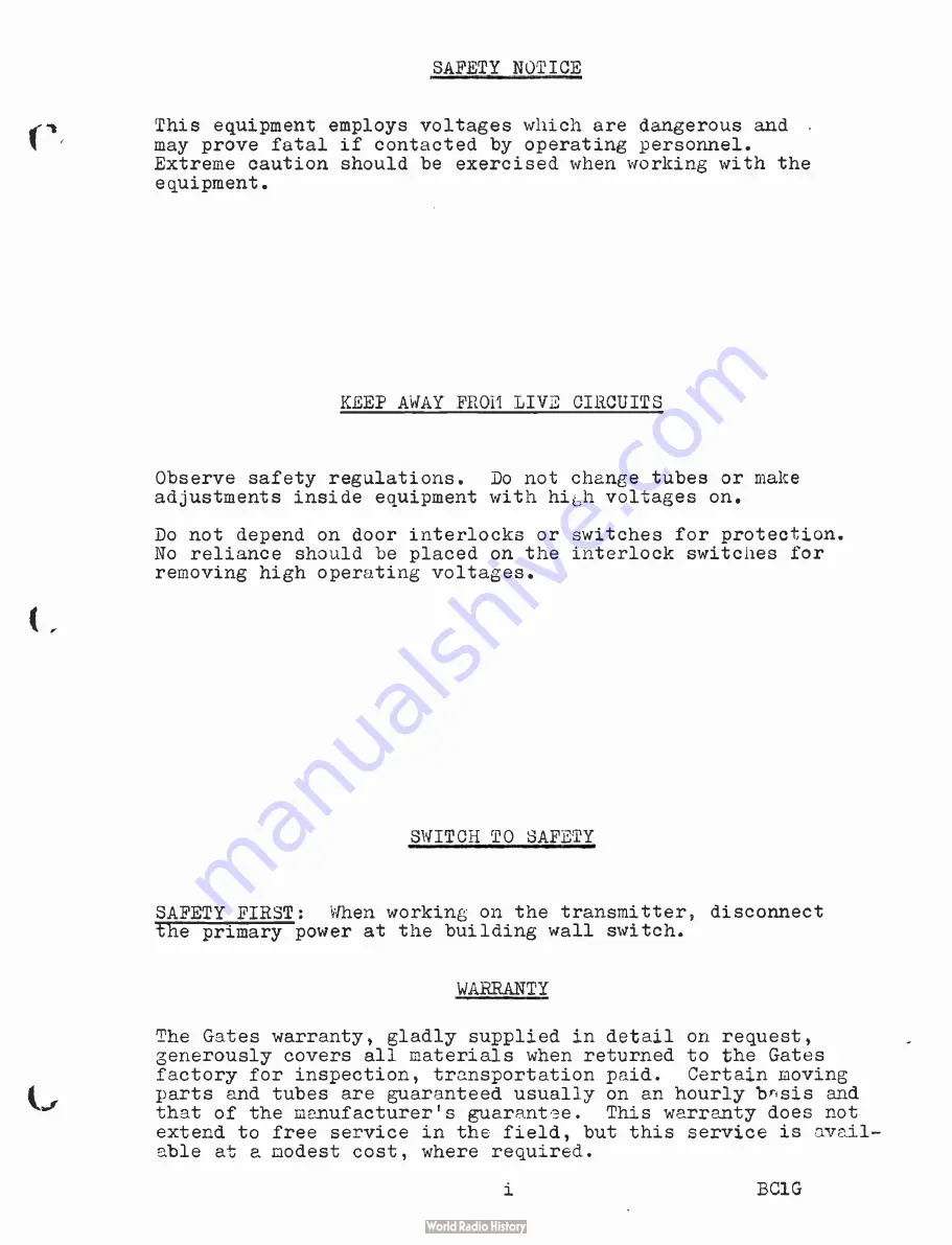 Gates BC1G Instructions For Installing And Operating Download Page 4