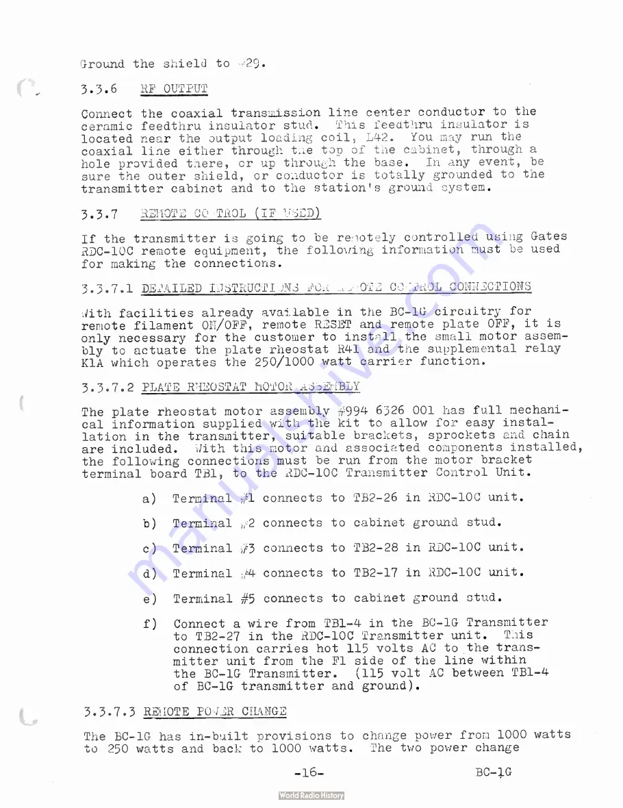 Gates BC1G Instructions For Installing And Operating Download Page 27