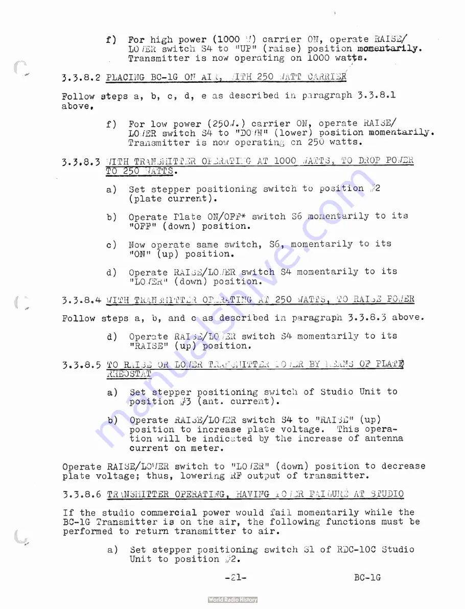 Gates BC1G Instructions For Installing And Operating Download Page 32