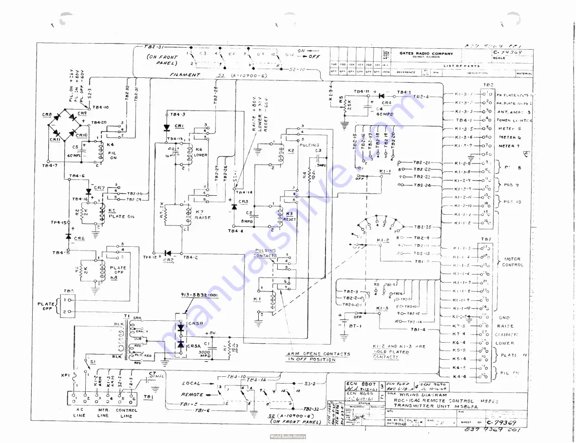 Gates BC1G Instructions For Installing And Operating Download Page 76