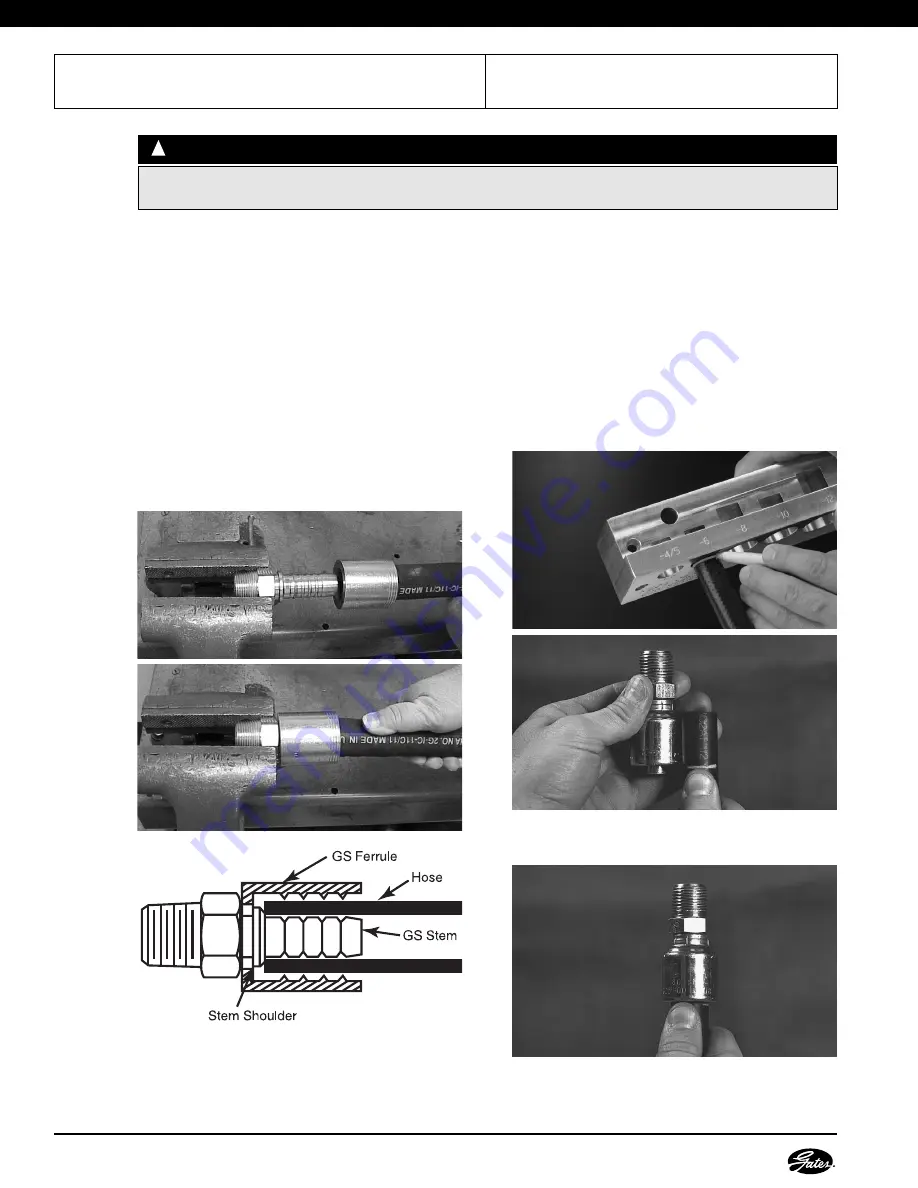 Gates GC32-XD Safety And Operating Manual Download Page 12