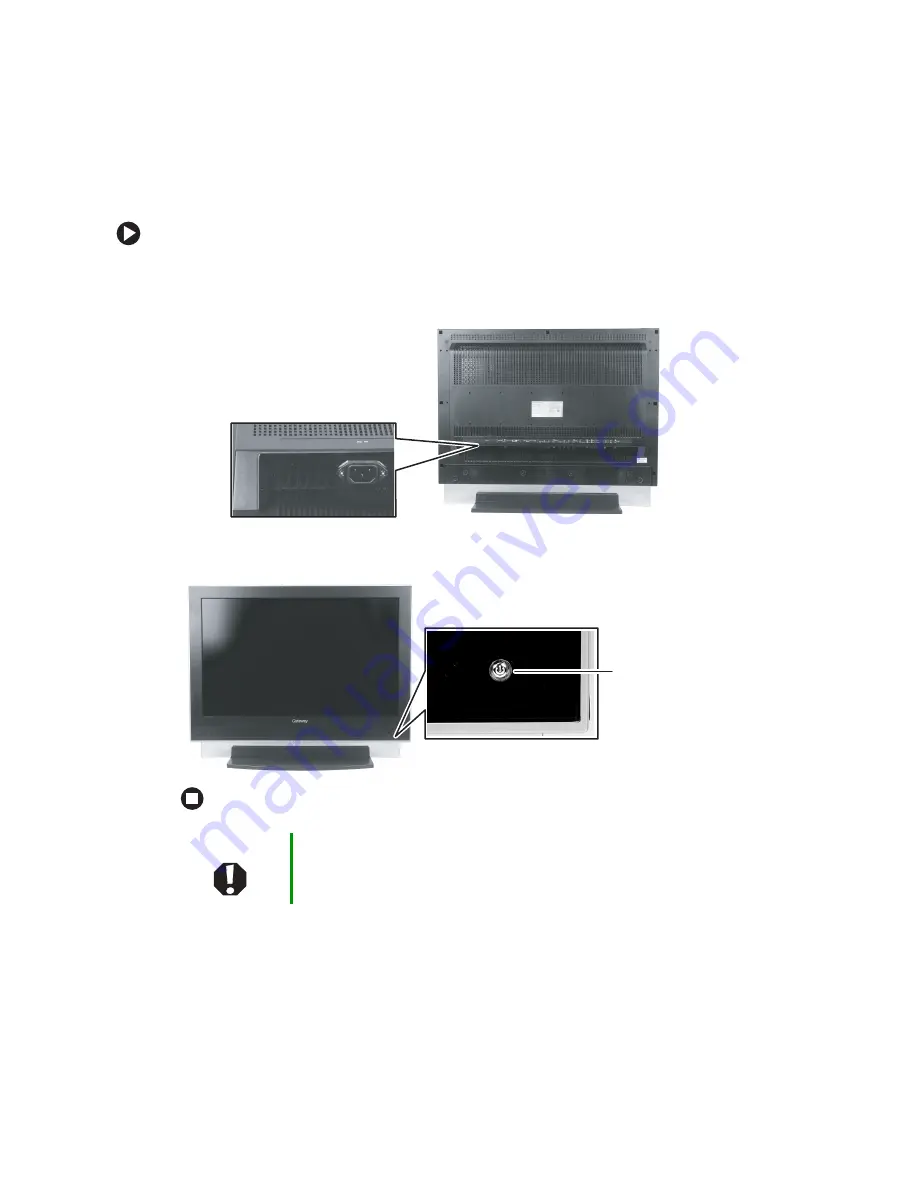 Gateway 30 inch LCD TV Скачать руководство пользователя страница 14