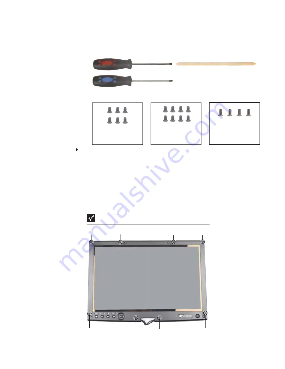 Gateway Convertible notebook Service Manual Download Page 47