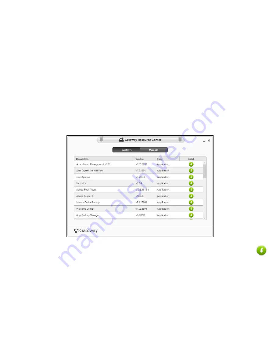 Gateway NV52L User Manual Download Page 317