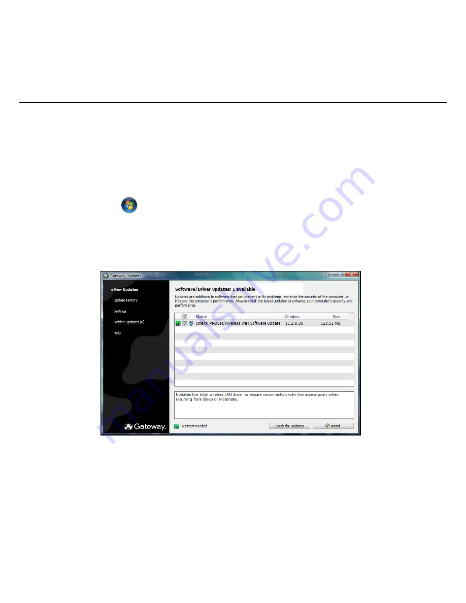 Gateway NV57H User Manual Download Page 39