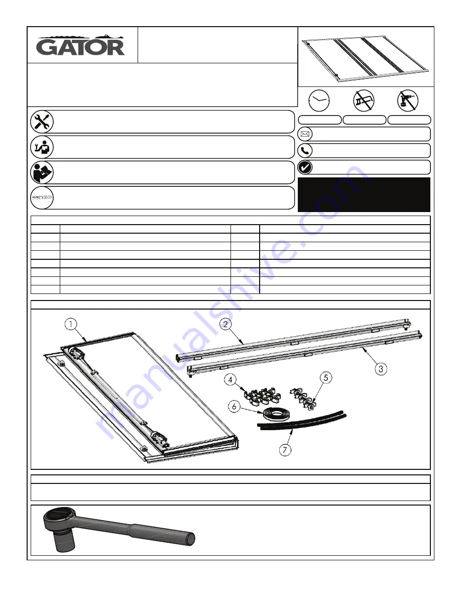 Gator EFX Hard Fold Скачать руководство пользователя страница 1