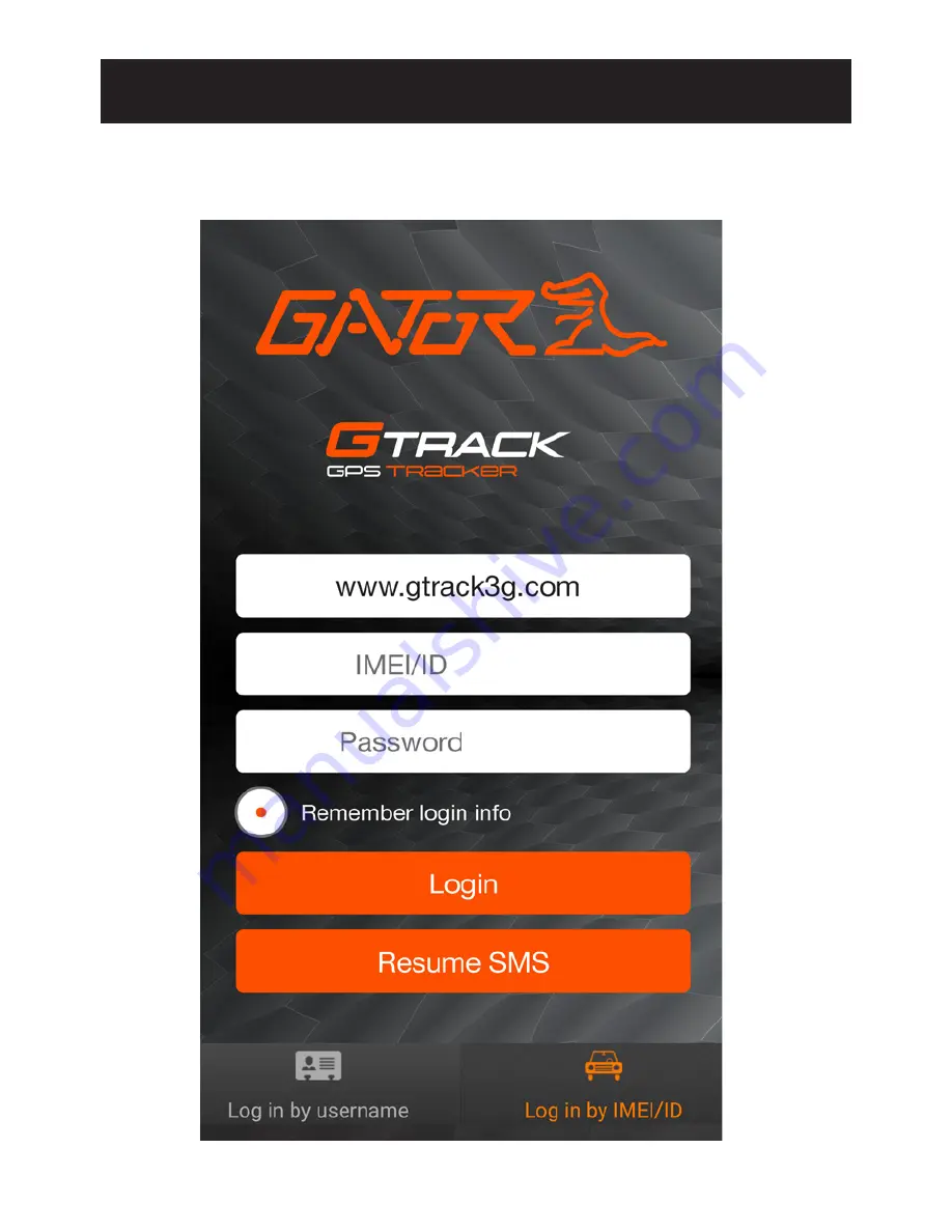 Gator GTRACK3G User Manual Download Page 13