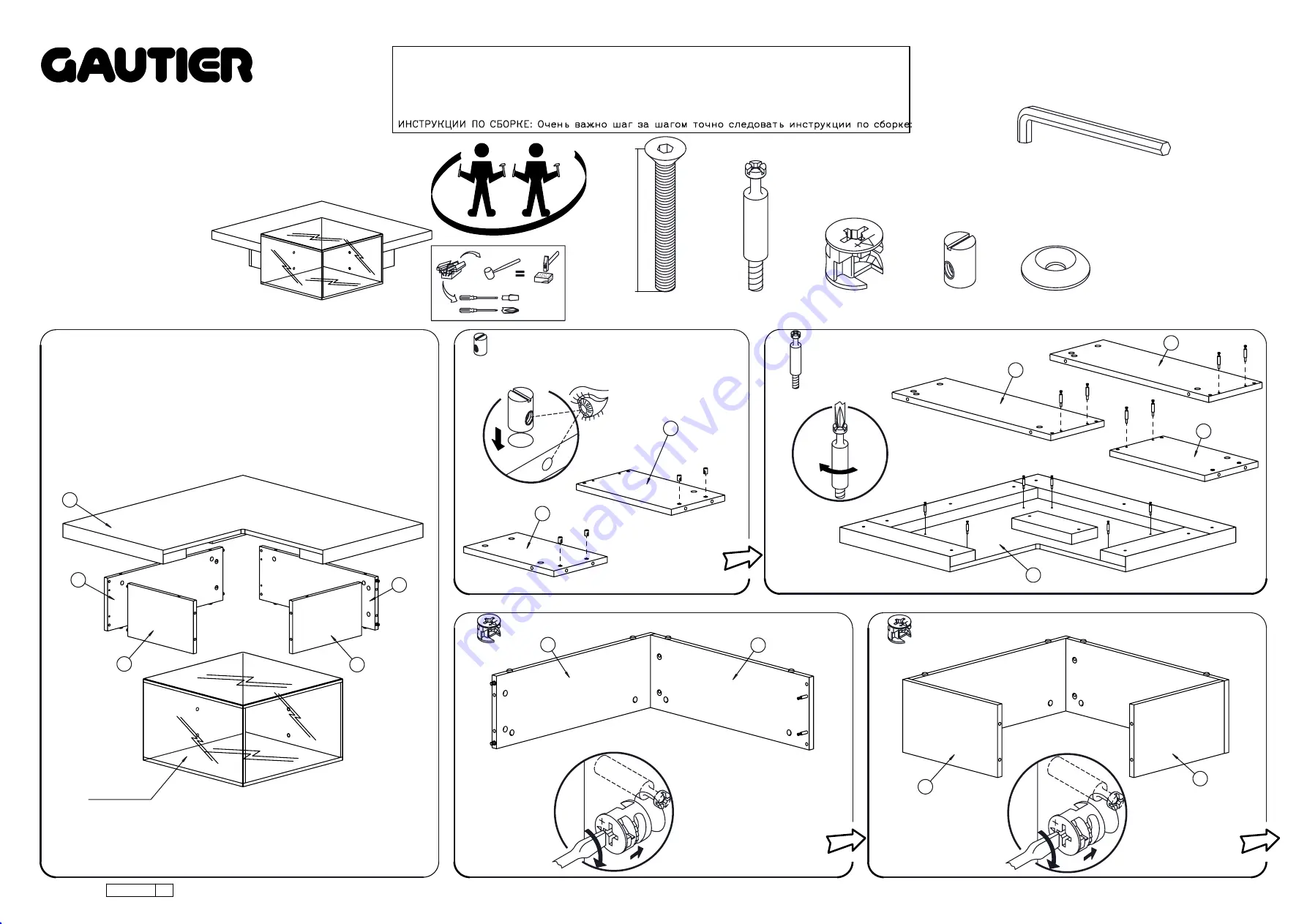 Gautier 310.085 Assembly Instructions Download Page 1