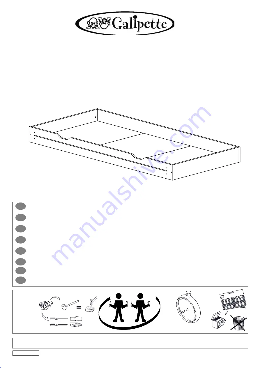 Gautier Galipette 839 Manual Download Page 1