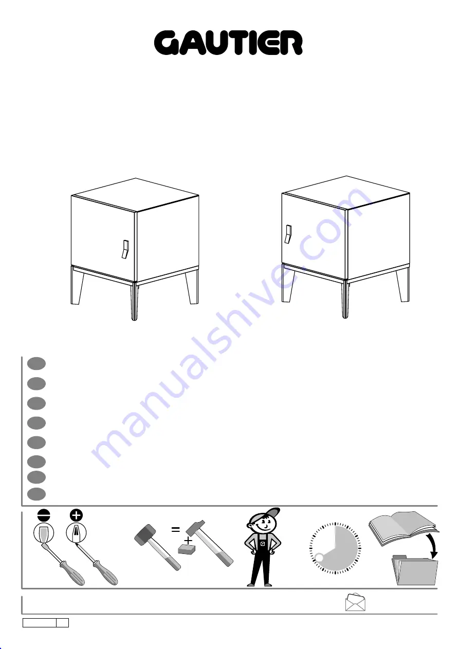 Gautier INTENSE B41 Manual Download Page 1