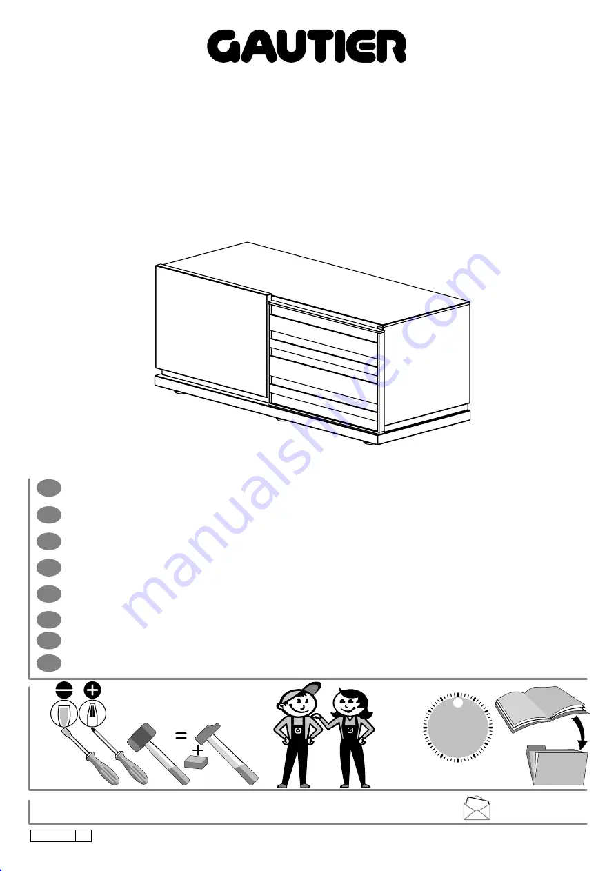 Gautier NATURA D16 Manual Download Page 1