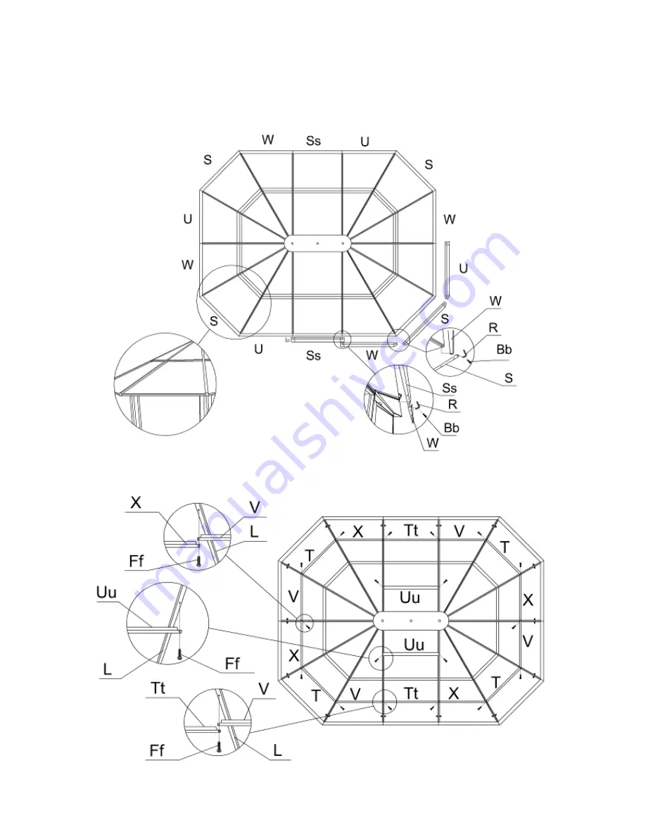 Gazebo penguin 41215-32 Assembly Instructions Manual Download Page 8