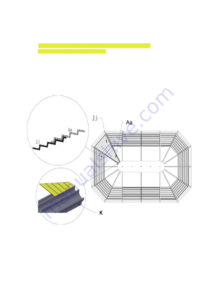 Gazebo penguin FLORENCE 41218MR-GP-12 Instruction Manual Download Page 44