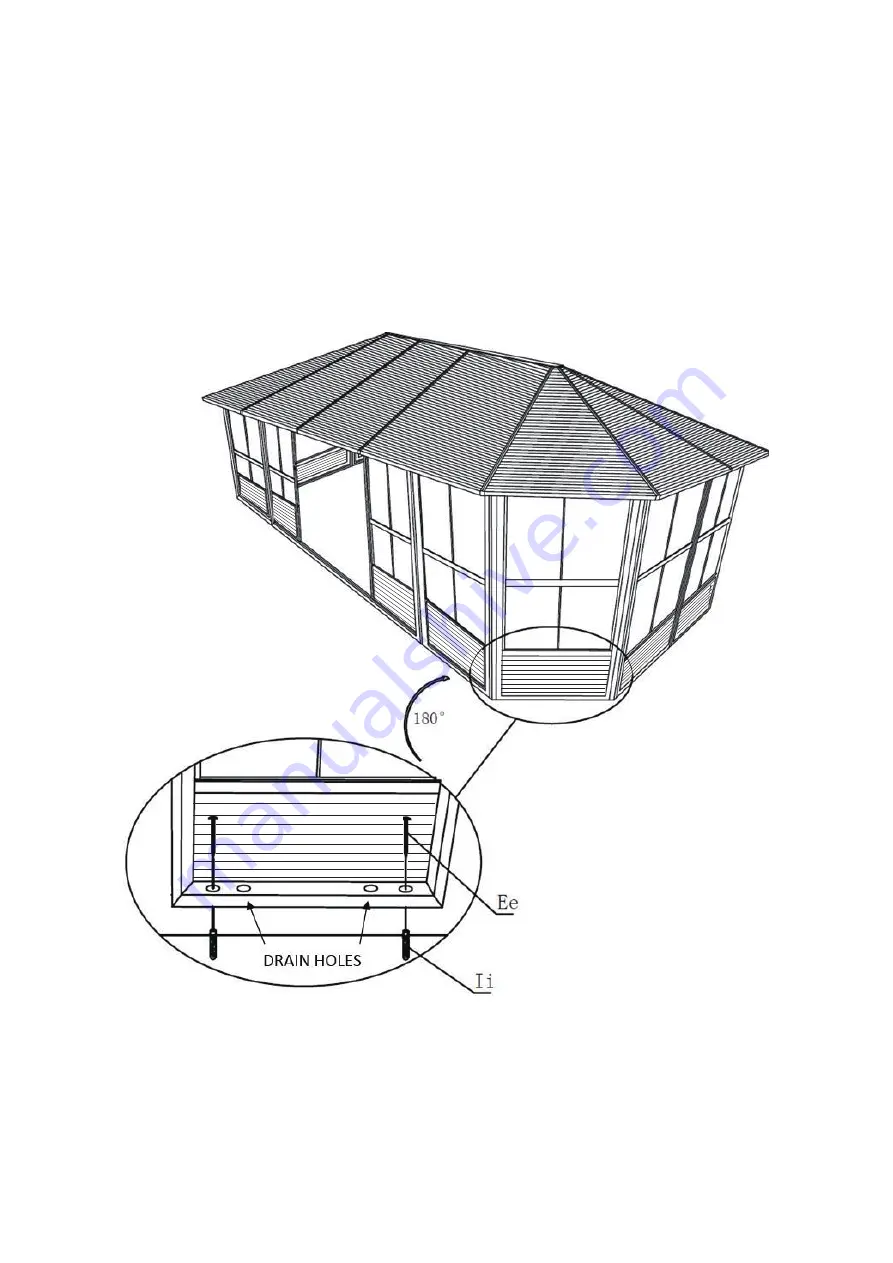 Gazebo penguin FLORENCE 41218MR-GP-12 Instruction Manual Download Page 50