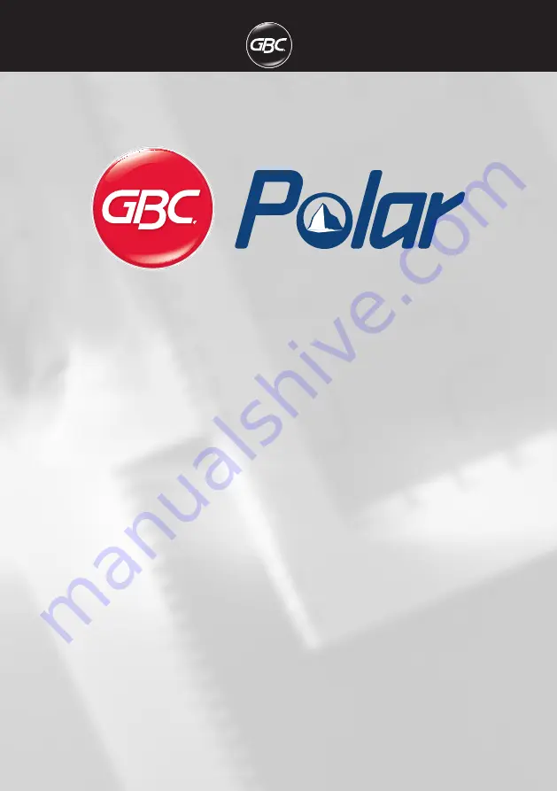 GBC GBC A4 POLAR Instruction Manual Download Page 1