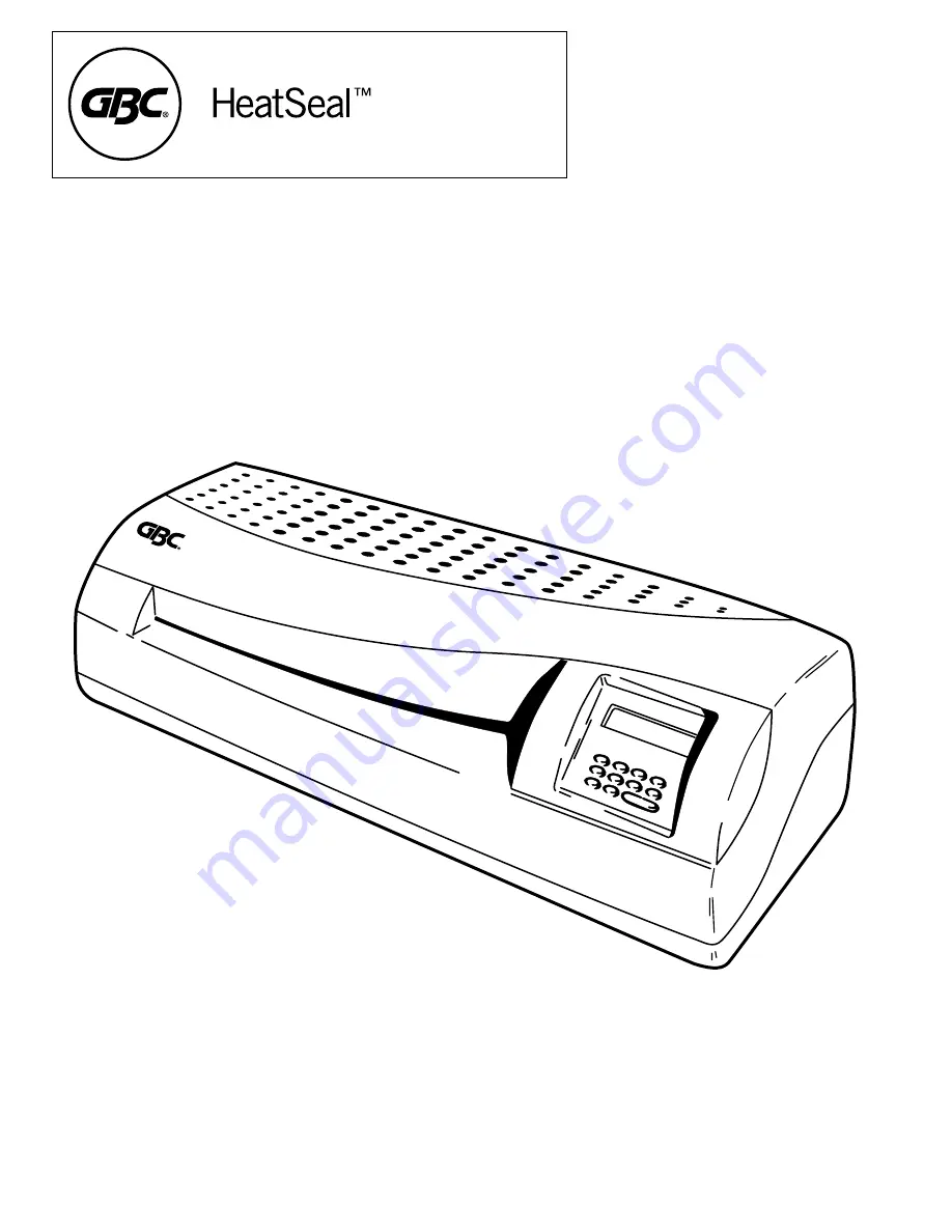 GBC H525 Operating Instructions Manual Download Page 1