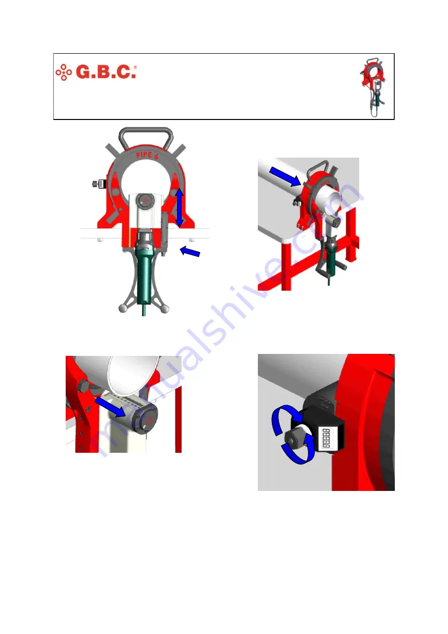 GBC PIPE 6 Instruction Manual Download Page 14