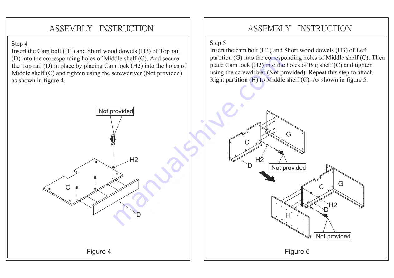 GBT FP-P-1826 Assembly Instruction Sheet Download Page 5