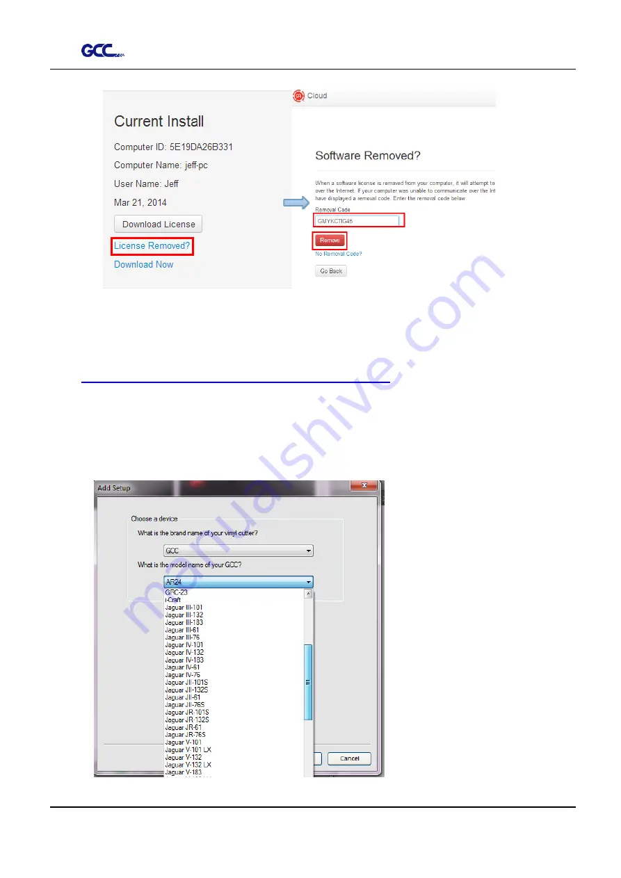 GCC Technologies AFR-24S User Manual Download Page 207