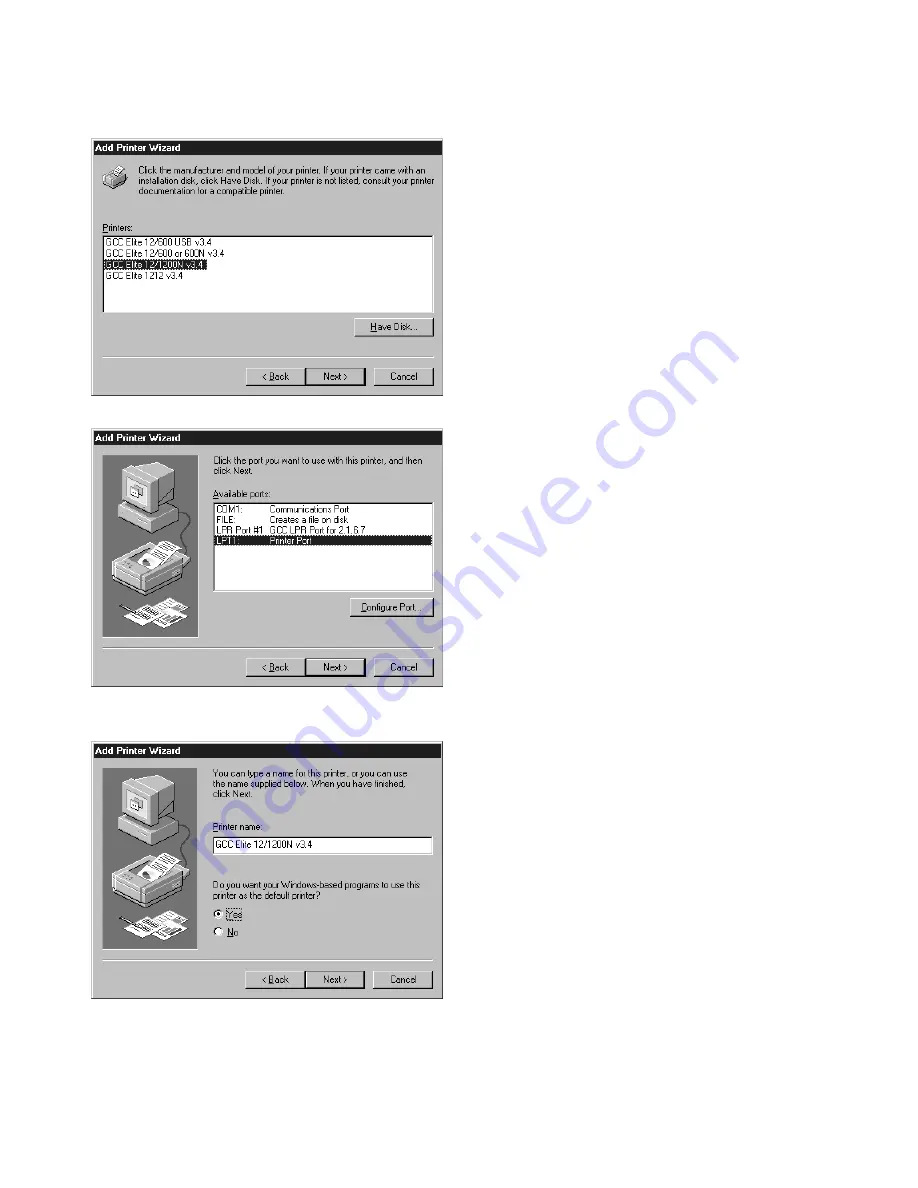 GCC Technologies Elite 12/1200 N Installation Manual Download Page 49