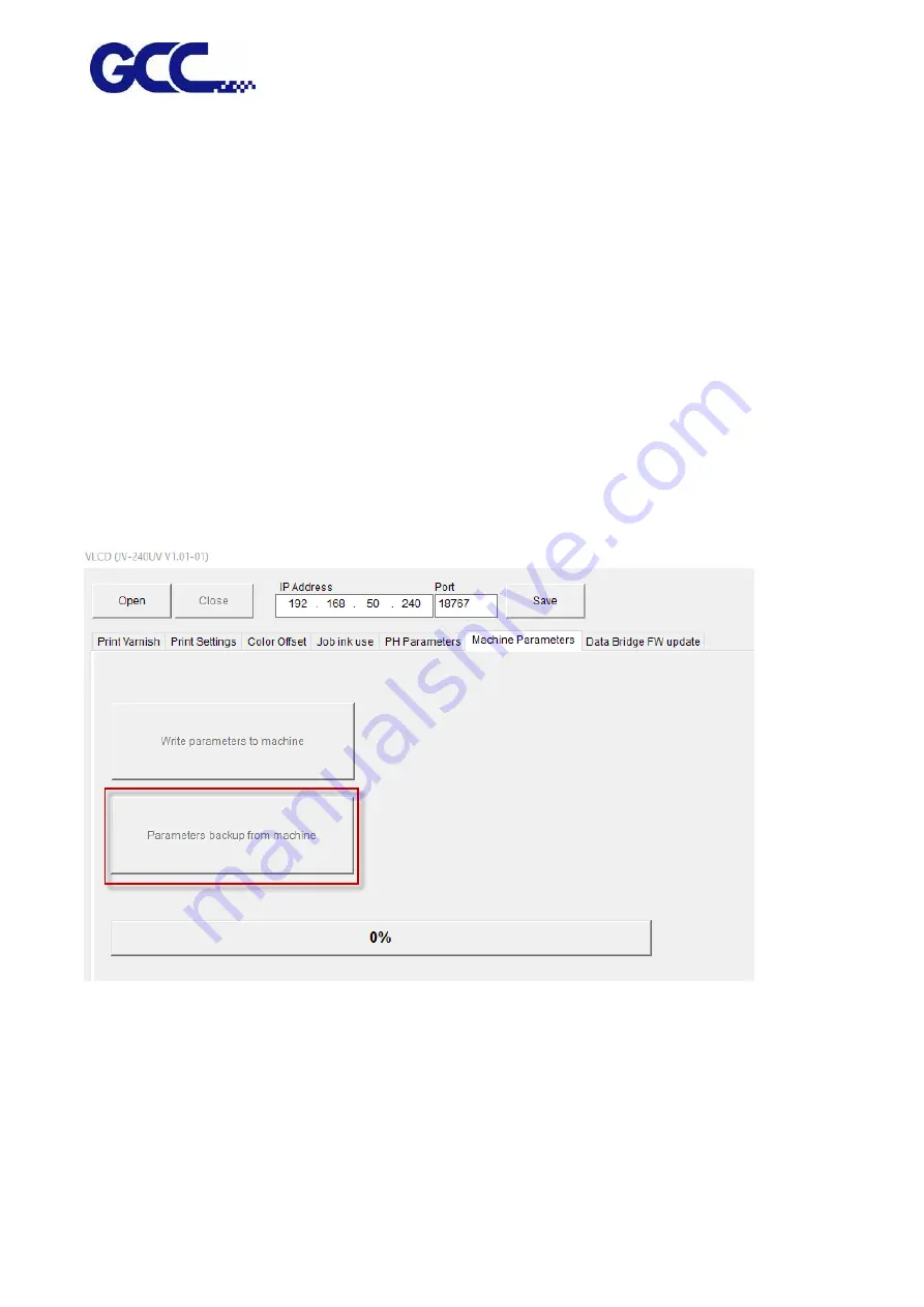 GCC Technologies JV-240UV User Manual Download Page 61