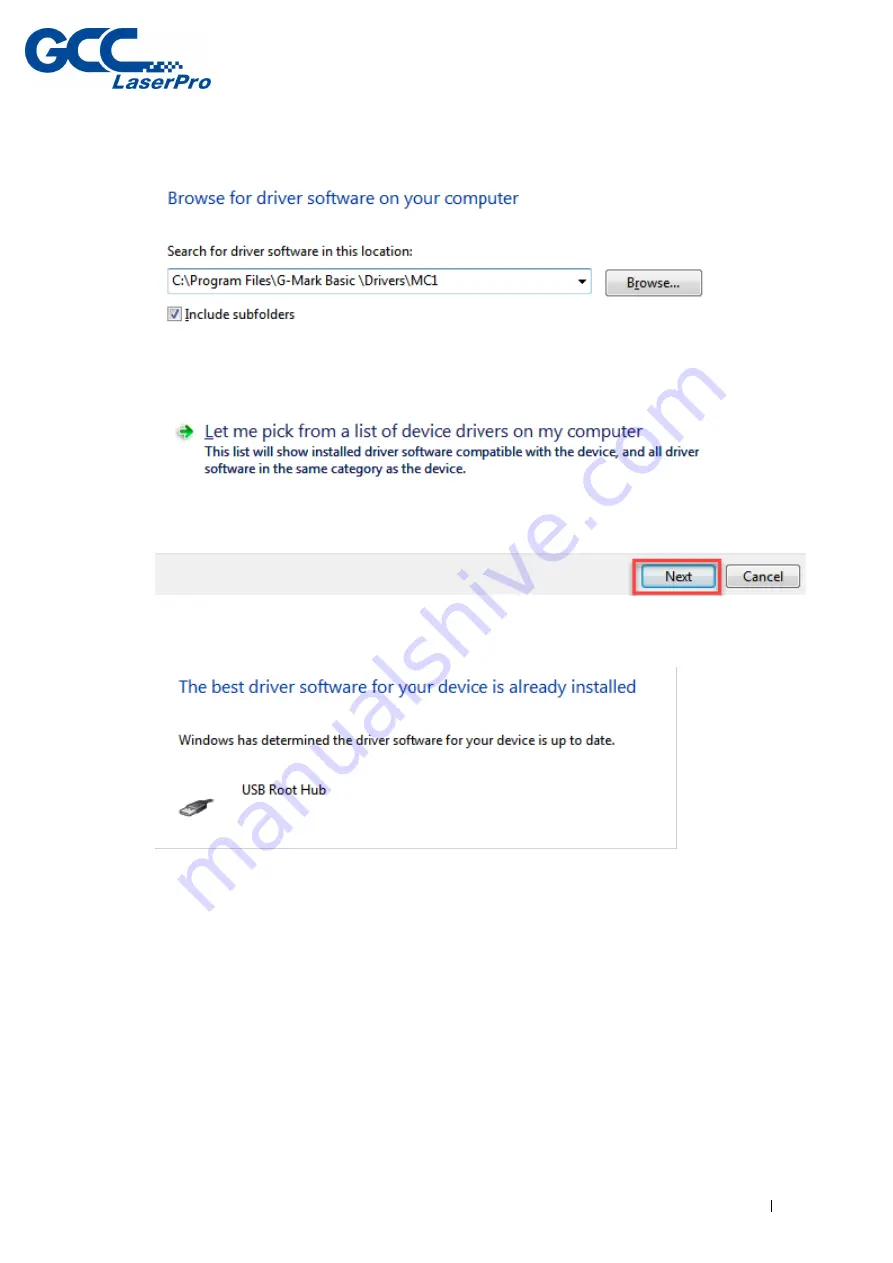 GCC Technologies LaserPro StellarMark IFII Series User Manual Download Page 66