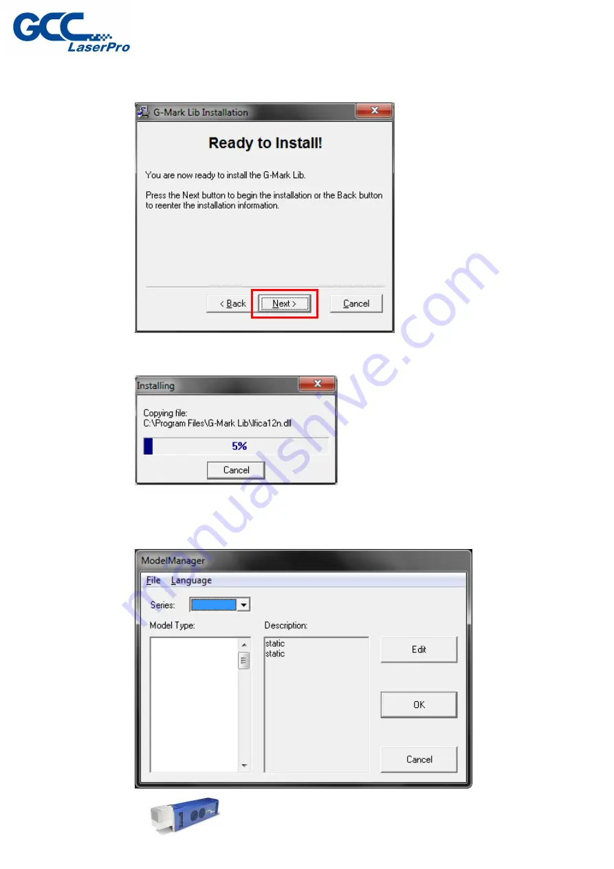 GCC Technologies StellarMark C Series User Manual Download Page 42