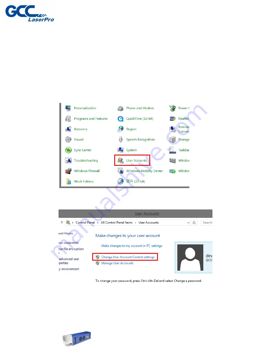 GCC Technologies StellarMark C Series User Manual Download Page 65