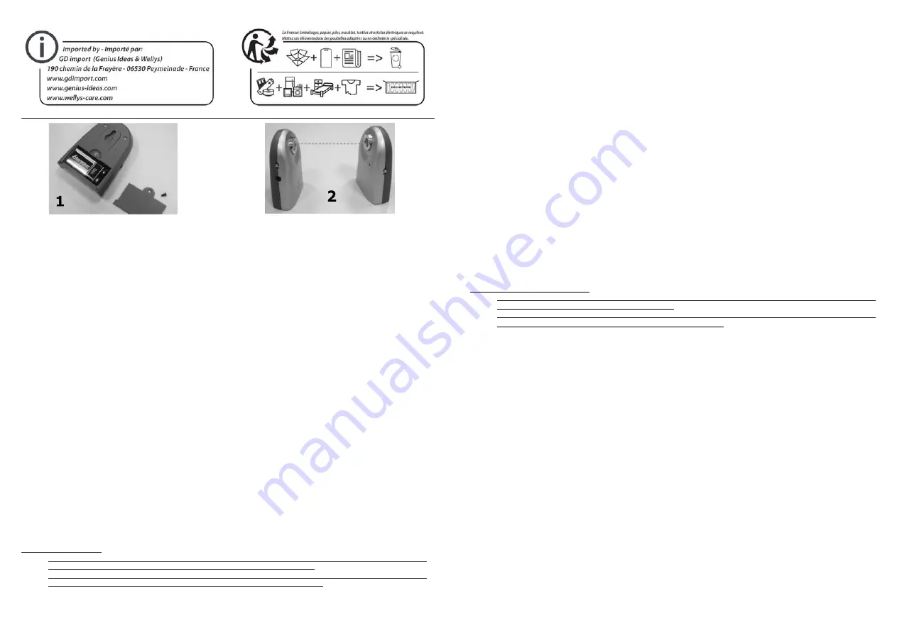 GD Import 046555 Manual Download Page 1