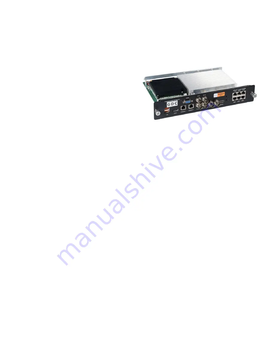 GDC SX-3000 User Manual Download Page 3