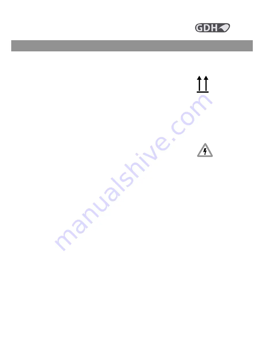 GDH GDH70-Air Installation And Operating Manual Download Page 6