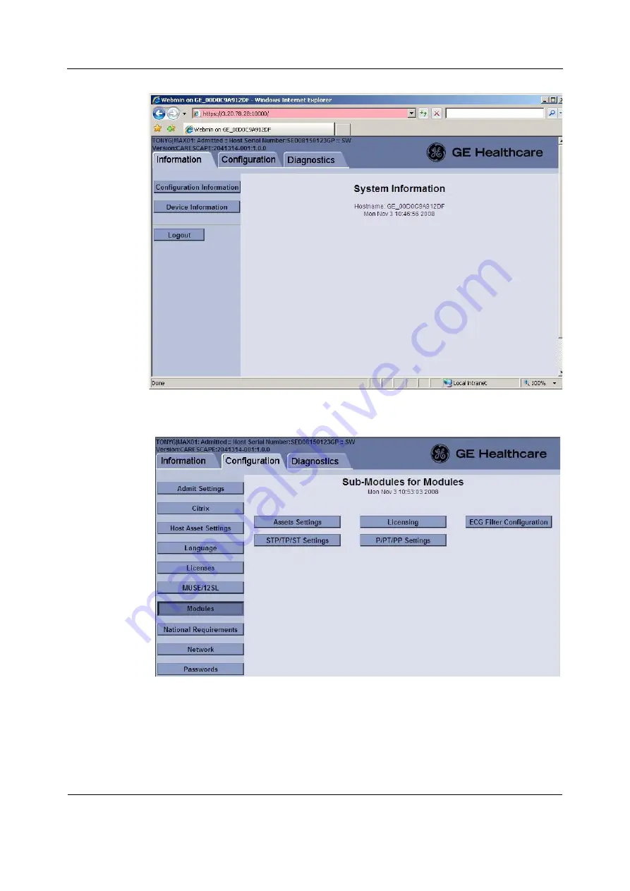 GE HEALTHCARE E-PSMP Technical Manual Download Page 574