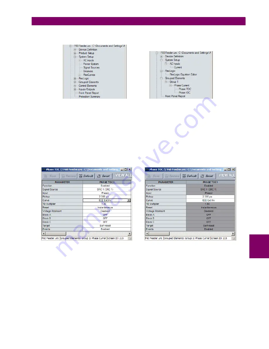 GE Multilin C60 UR series Instruction Manual Download Page 381