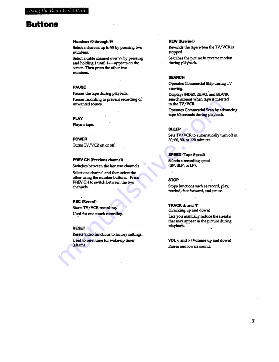 GE 19TVR60 User Manual Download Page 9